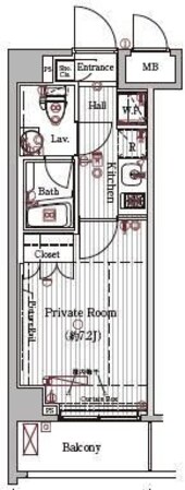 NISHIIKEBUKURORESIDENCEの物件間取画像